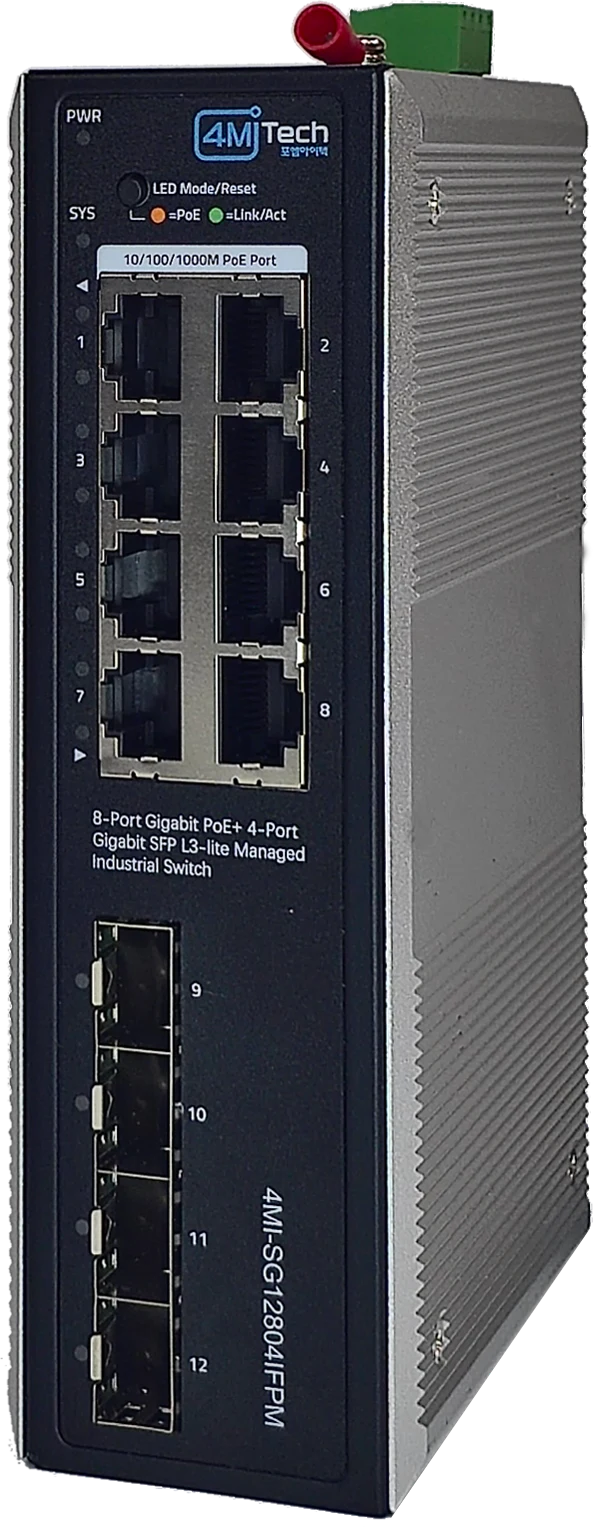 4MI-SG12804IFPM 보안인증 L2 스위치