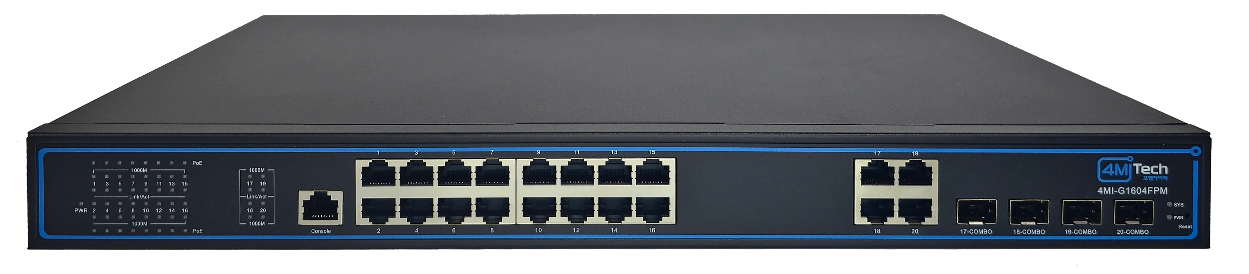 4MI-G1604FPM PoE L2 스위치