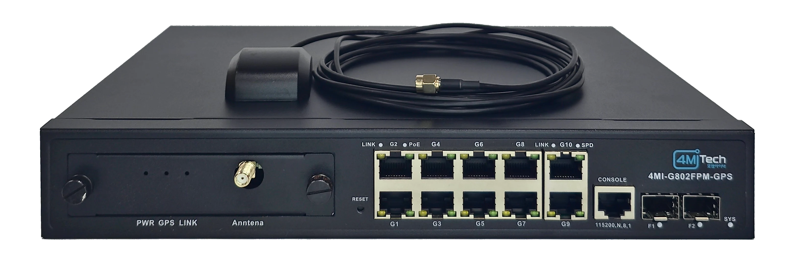 4MI-G802FPM-GPS PoE L2 스위치