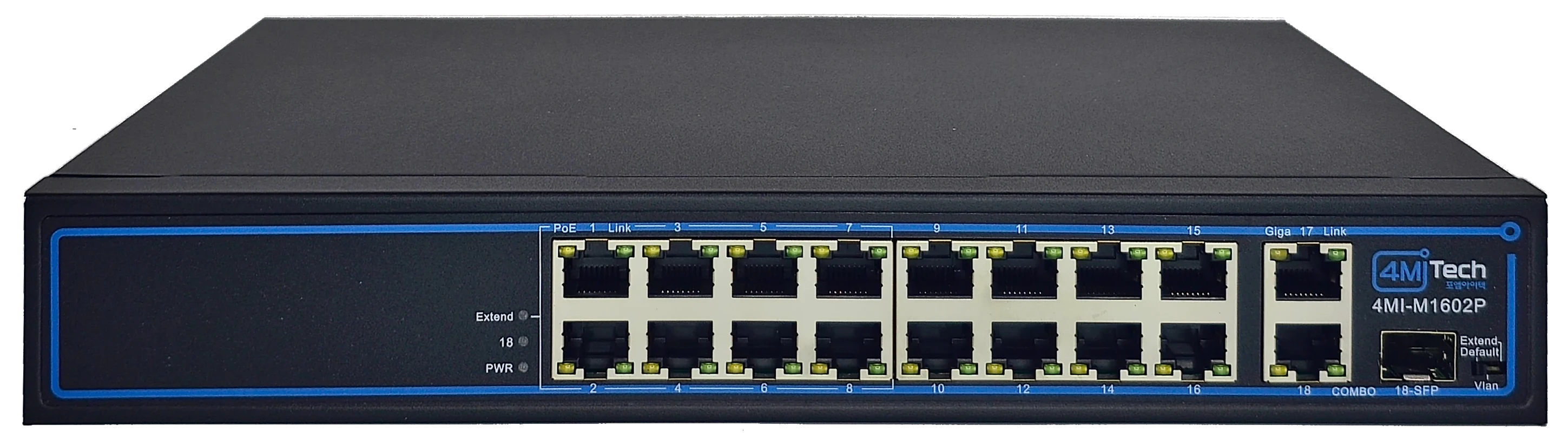 4MI-M1602P PoE Hub
